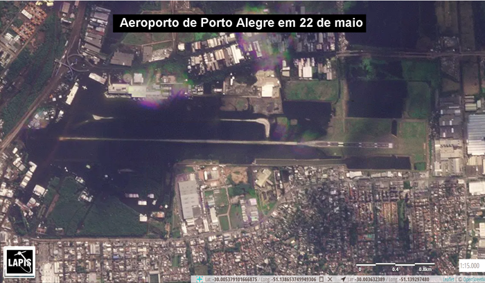 Aeroporto em 22 de maio_imagem do satélite Planet