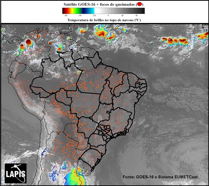 Focos de queimadas_incêndios florestais na Amazônia_QGIS