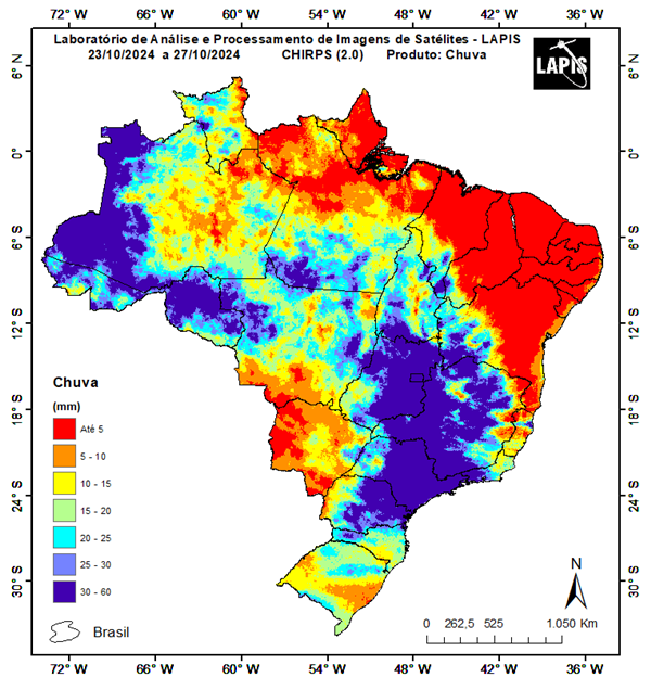 Mapa da precipitação_QGIS