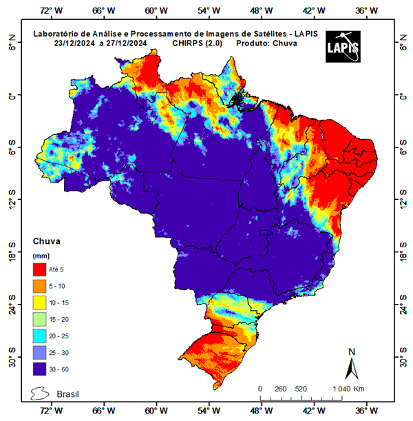 Mapa da precipitação_QGIS