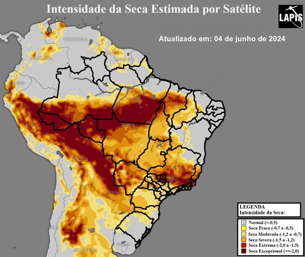 Mapa das regiões mais secas do Brasil_QGIS