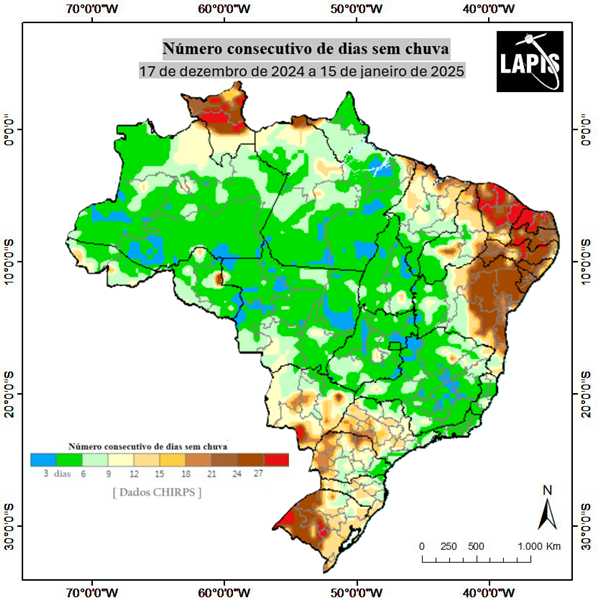 Mapa do número de dias secos_QGIS_jan