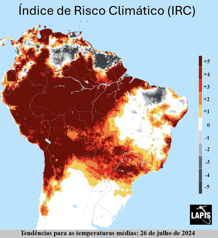 Mapa do risco climático no Brasil_QGIS