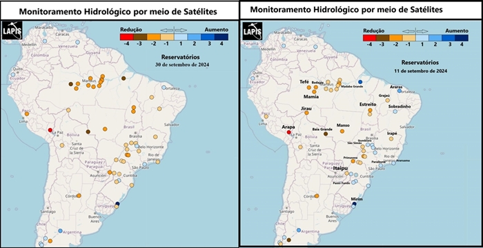 Mapeamento dos reservatórios_Amazônia_stélites