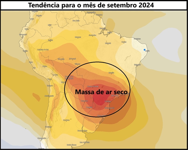 Massa de ar seco Centro-Sul