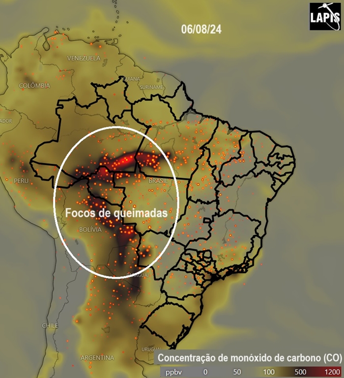 Queimadas a Amazônia brasileira_QGIS